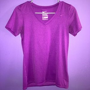 Nike purple dri fit shirt size small